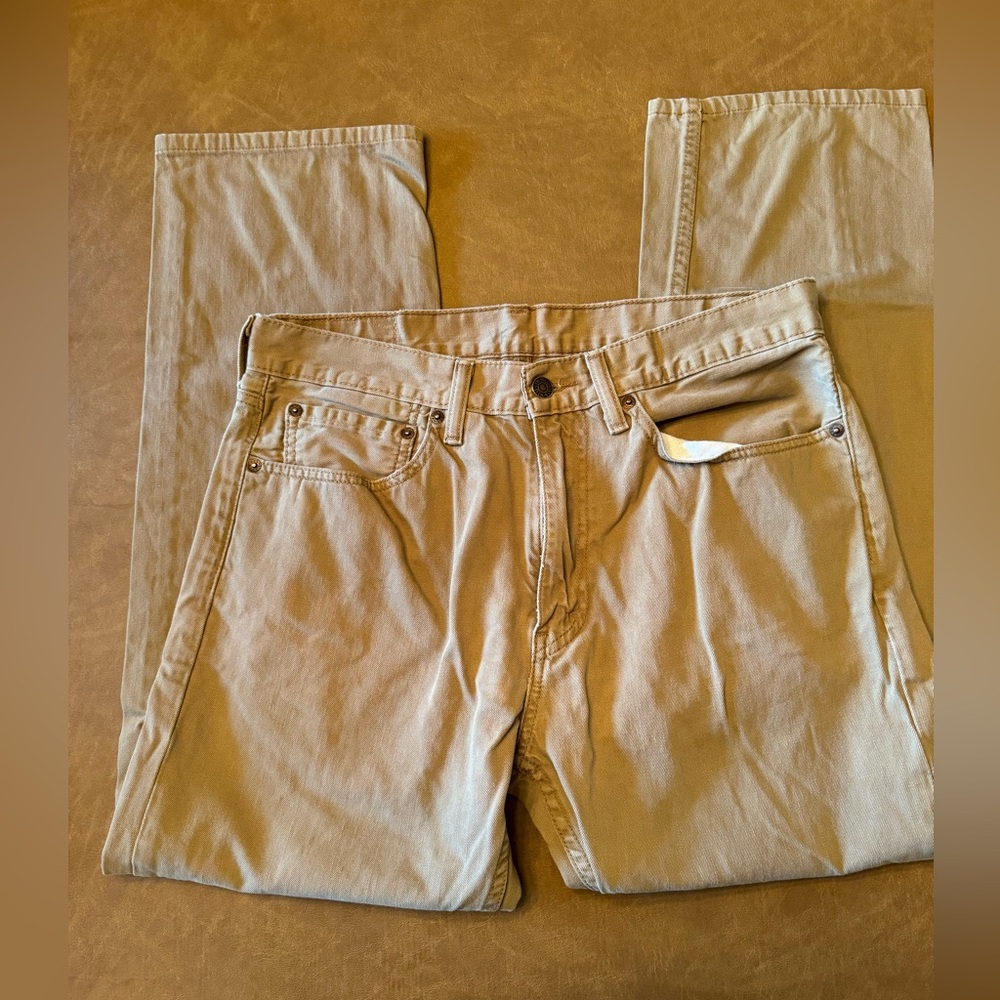 Levi's Tan Denim Men's Jeans - Size 34 x 30